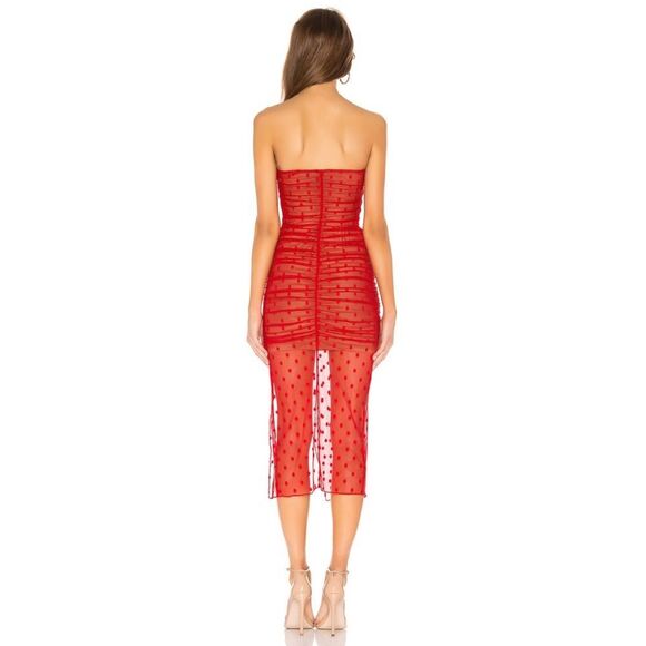 MAJORELLE  Brady in Red Dress Small - Picture 4 of 7